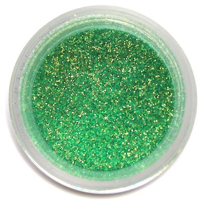 Sea Green Craft Glitter Dust | Shiny Green | Decoration Dust for Cake Accessories, DIY Crafting | Glitter Dust for Decoration | Brillantina | 4 Grams