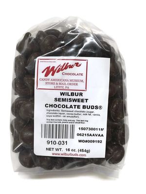 Wilbur Buds Semisweet Dark Chocolate Buds, 16 Oz. Bag