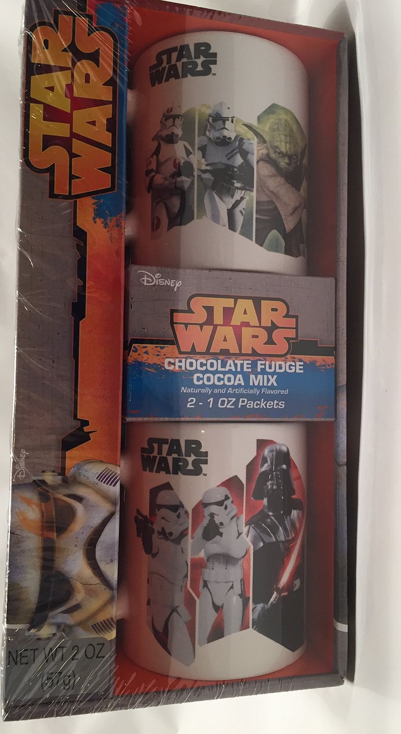 Star Wars Chocolate Fudge Cocoa Mix White Gift Set