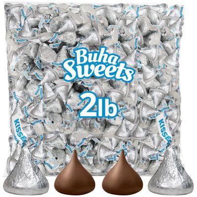 Milk Chocolate Kisses Ideal Hershey Kisses Milk Chocolate for Baking or Simply Indulging, Perfect Hershey Kisses Bulk (2 Pound)