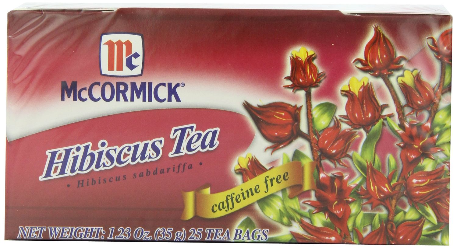McCormick Jamaica, Hibiscus, 25-Count (Pack of 6)