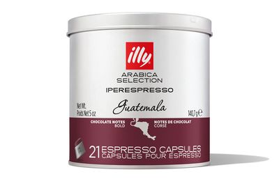 illy Coffee iperEspresso Capsules - Single-Serve Coffee Capsules &amp; Pods - Single Origin Coffee Pods - Guatemala Bold Roast, Notes of Chocolate - For iperEspresso Capsule Machines - 21 Count