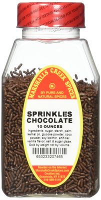 Marshalls Creek Kosher Spices SPRINKLES CHOCOLATE 10 oz