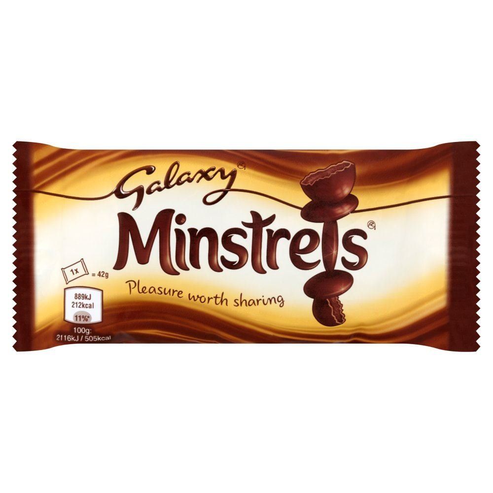 Minstrels Bag - 42g - Pack of 12 (42g x 12 Bags)