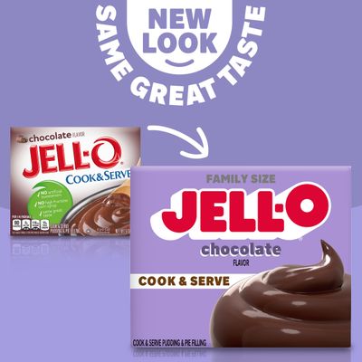 Jell-O Cook &amp; Serve Chocolate Pudding &amp; Pie Filling Mix (24 ct Pack, 5 oz Boxes)