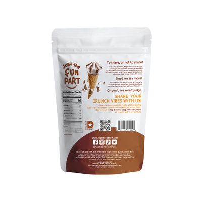 Just The Fun Part Waffle Cones Filled With Milk Chocolate Bite Sized 16 oz Bag