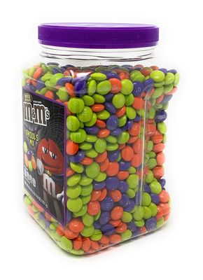 M&amp;M's Ghoul's Mix Milk Chocolate Halloween Candy Jar (62oz.),, 62 Oz ()