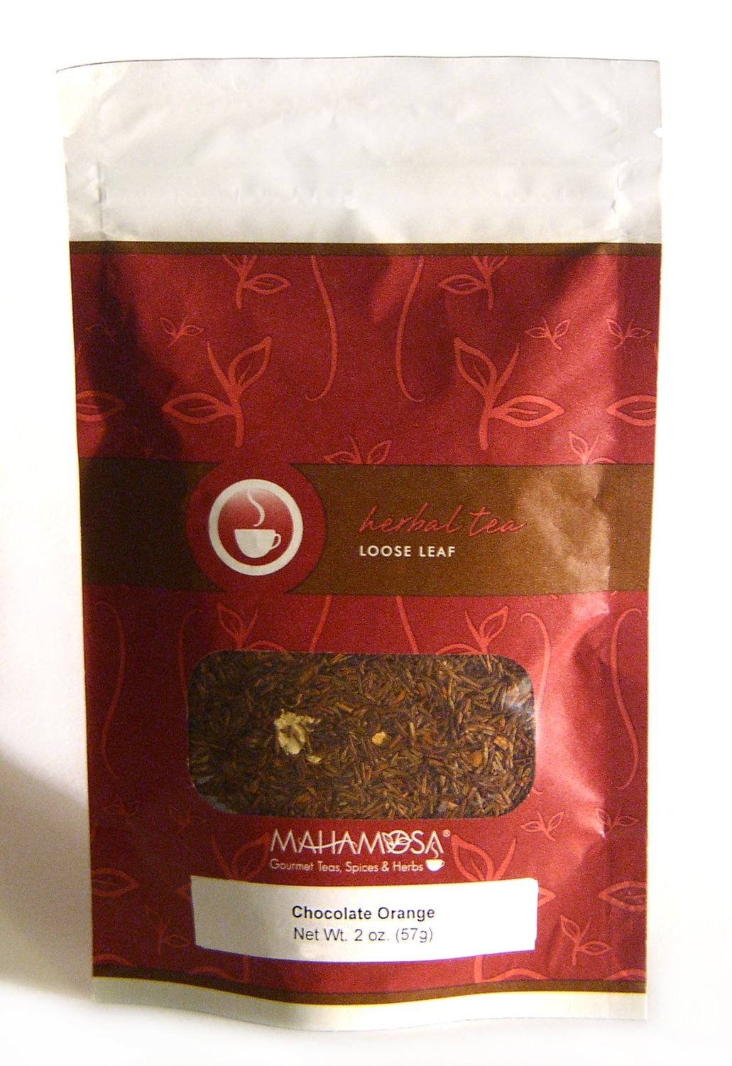 Mahamosa Chocolate Orange Rooibos Tea 2 oz - Loose Leaf Rooibos Herbal Tea Blend (Dessert Tea)
