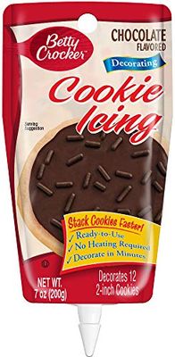 Betty Crocker Milk Chocolate Cookie Icing, 7-ounces (Pack of6)