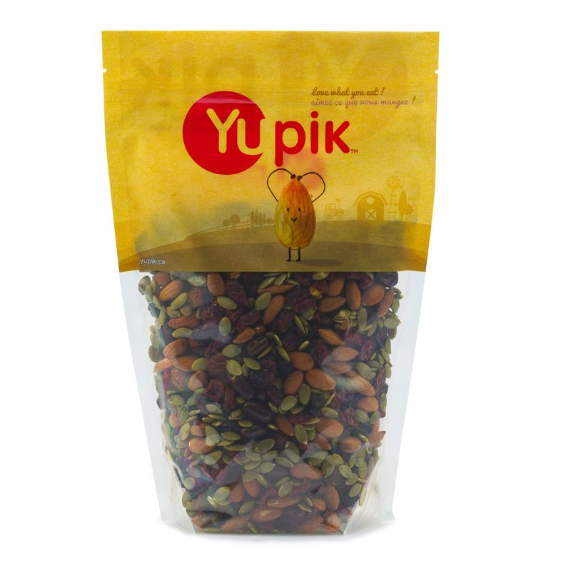 Yupik Trail Mix, Equilibrium, 2.2 lb, A mix of cranberries, Inca berries, blueberries, pumpkin seeds, almonds, and semi-sweet dark chocolate, Pack of 1