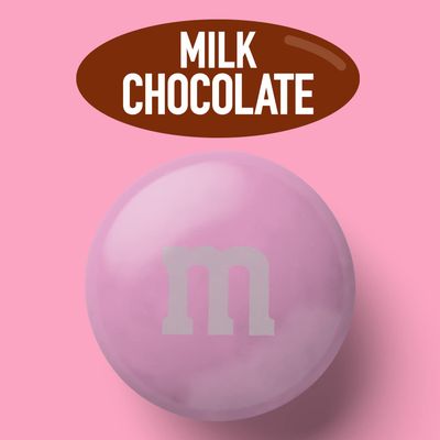 M&MS Pink Milk Chocolate Candy, 2lbs of M&M'S in Resealable Pack for Candy Bars, Birthdays, Baby Showers, Gender Reveals, It's A Girl, Dessert Tables & DIY Party Favors