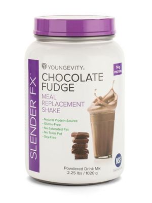Slender fx Meal Replacement Shake Chocolate Fudge by Youngevity