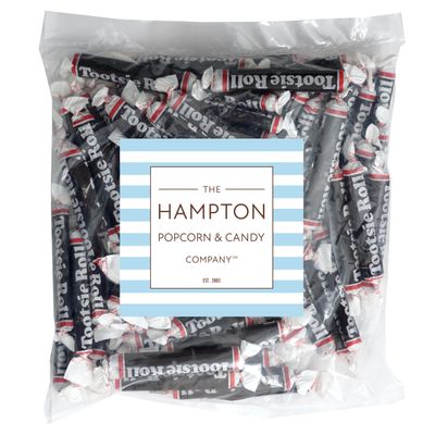 Large Tootsie Rolls, 2lb Bulk Bag (Approx. 85 Pieces), Individually Wrapped Bulk Candy, Chocolate Candy, The Hampton Popcorn &amp; Candy Company