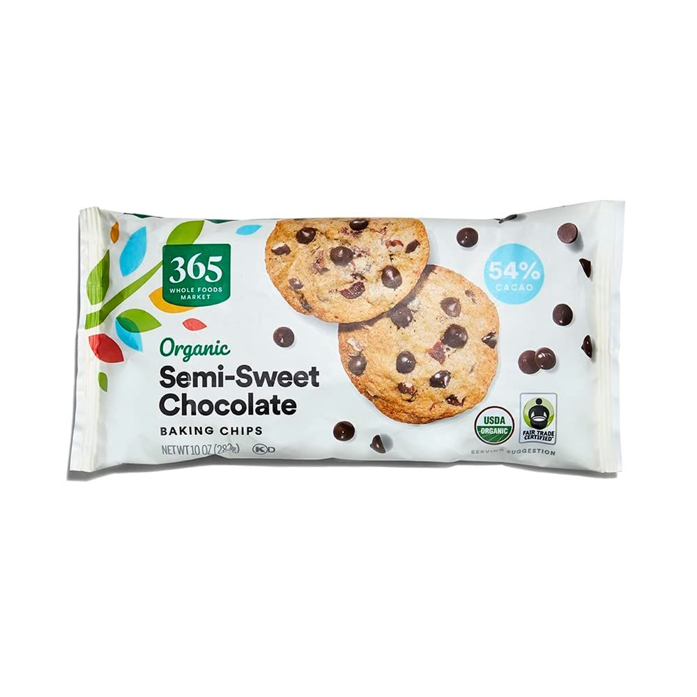 365 by Whole Foods Market, Organic Semi Sweet Chocolate Chips, 10 Ounce
