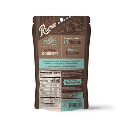 Rawmio Oat Milk Chocolate Covered Sprouted Almonds - Organic, Raw, Vegan, Gluten-Free - 1 Packs, 2 oz.