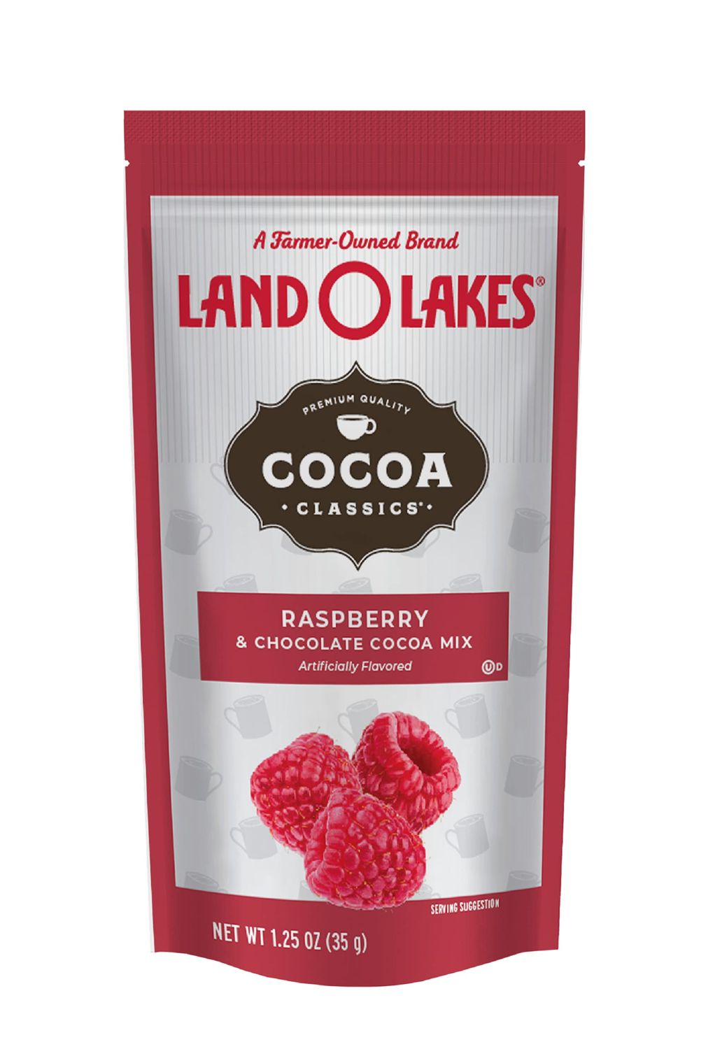 Land O Lakes Cocoa Classics, Raspberry &amp; Chocolate Hot Cocoa Mix, 1.25-Ounce Packets (Pack of 36)