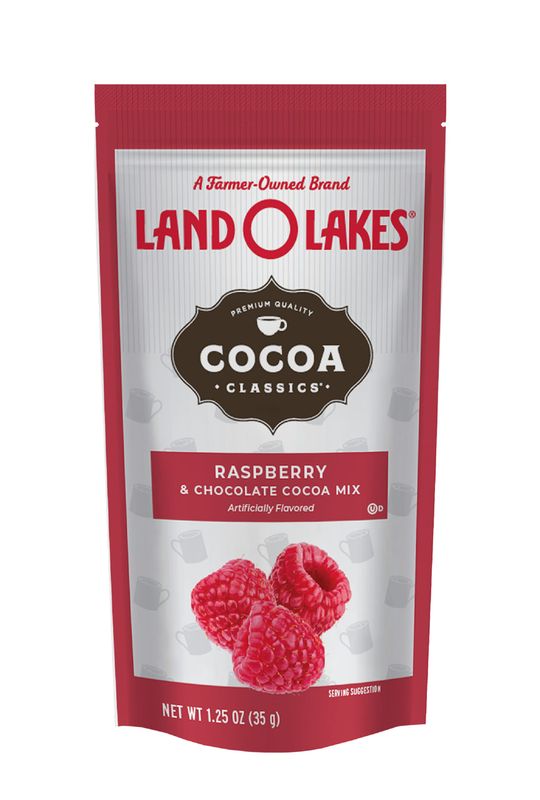 Land O Lakes Cocoa Classics, Raspberry &amp; Chocolate Hot Cocoa Mix, 1.25-Ounce Packets (Pack of 36)