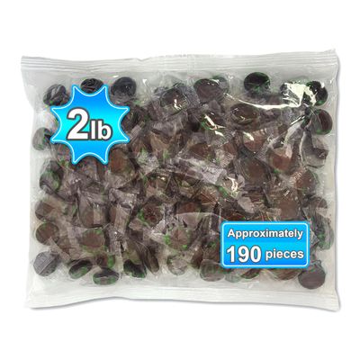 Chocolate Starlight 2lb Chocolate Mint. Fresh. Individually Wrapped Starlight Mint Hard Candy (Chocolate Starlight Mints, 2 Pound) Original Classic. Crafted with Real Chocolate and Real Mint Oil.