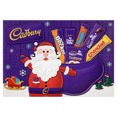 Cadbury Medium Santa Chocolate Selection Box 125 Grams