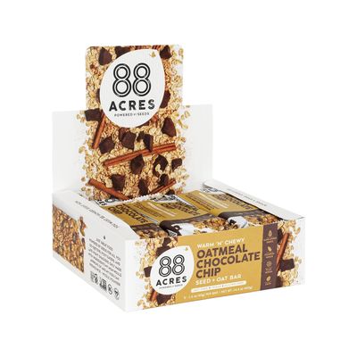 88 ACRES Oatmeal Chocolate Chip Seed &amp; Oat Bar 9 Count, 1.6 OZ