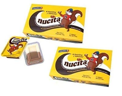 Nucitaa Colombina Nutty 18 Unit Pack 8.9 Oz (252 Grs) 18 Unidades- 2 PACK