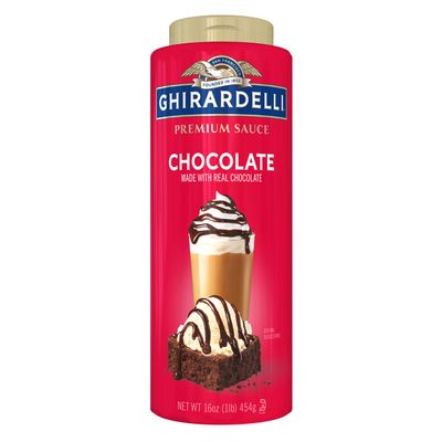 GHIRARDELLI Premium Chocolate Sauce, 16 oz Bottle (6 bottles)