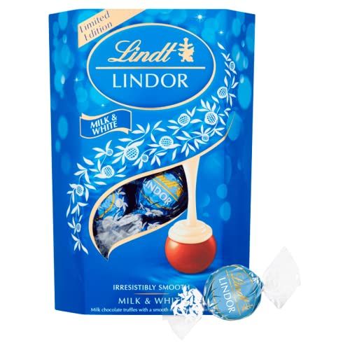 Lindor Milk &amp; White Chocolate Truffles 200g