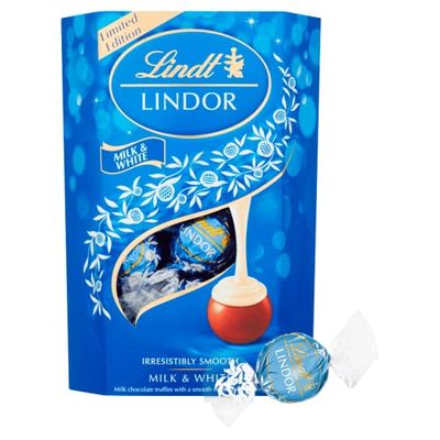 Lindor Milk &amp; White Chocolate Truffles 200g