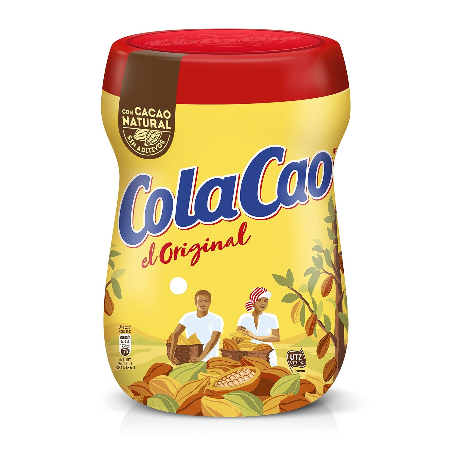 Original Cola Cao Chocolate Drink Mix (13.76 ounces/390 grams)
