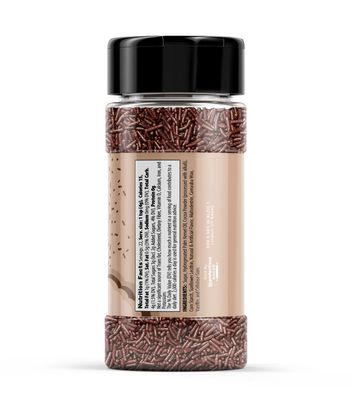 Unpretentious Chocolate Sprinkles (5 Tbsp) Rich &amp; Real Cocoa Flavor, Decorative Dessert Topping