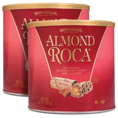 Almond Roca Canister, 42 oz pack of 2