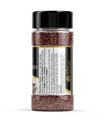 GranAroma Chocolate Sprinkles, 3.2 oz, Decorative, Cakes &amp; Cupcakes