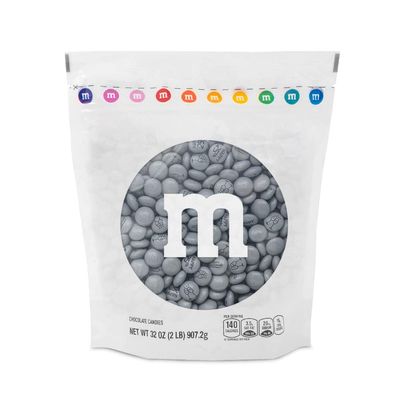 M&amp;M&#39;S 25th Anniversary Milk Chocolate Candy - 2lbs Anniversary Themed Bulk Candy, Perfect for Silver Anniversary Parties, 25th Anniversary, DIY Anniversary Party Favors