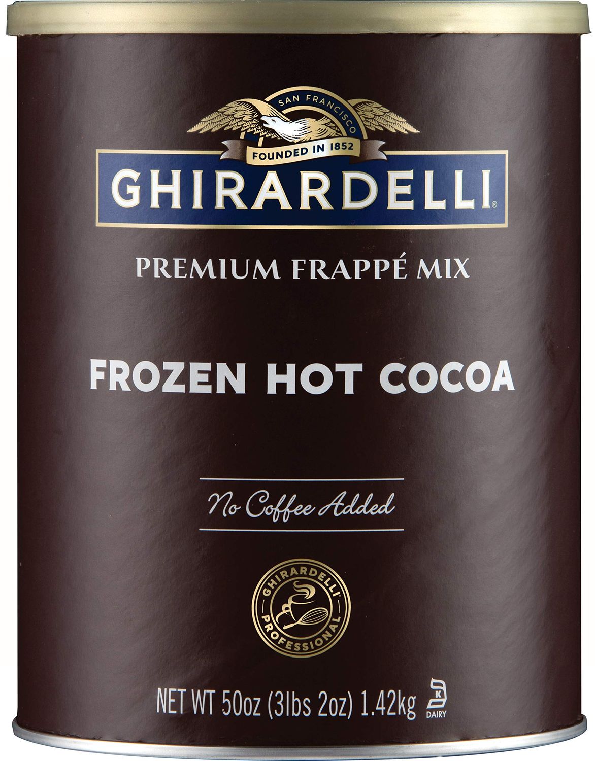 Ghirardelli Frozen Hot Cocoa Can, 3.12 Pound (Pack of 1)