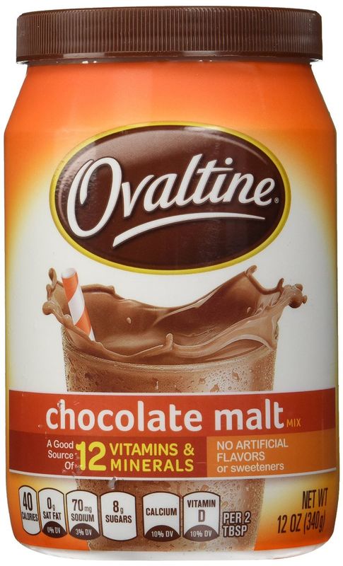 Ovaltine Chocolate Malt 12 oz (Pack of 3)