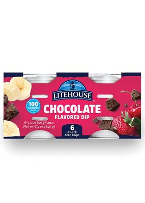 Litehouse Chocolate Flavored Dip - Dipping Chocolate, Gluten Free Chocolate Fruit Dip, Vegetarian, Chocolate Dips and Spreads, Dipping Chocolate for Strawberries - 1.6 Oz, Pack of 6