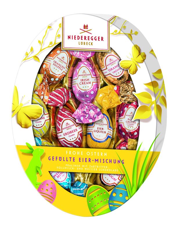 Niederegger Marzipan Eggs - Oval Easter Egg Pkg - 150 g/5.3 oz