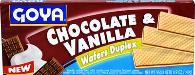 Goya Foods Chocolate &amp; Vanilla Wafers, 4.9 Ounce (Pack of 24)