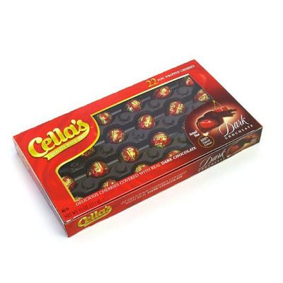 Cellas Dark Chocolate Covered Cherries 22 Count, 11 Ounce