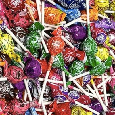Tootsie Pop Minis Lollipops 18 Flavors Hard Candy Outside with Chewy Chocolate Center (5 Pound)