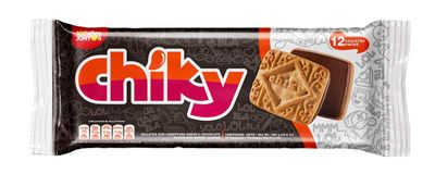Pozuelo Chiky Chocolate Cookies | Crispy Vanilla Valentine&#39;s Day Cookies Filled with Chocolate Fudge | Delicious Creamy Flavors from Costa Rica | 16.9 Oz (Pack of 3)