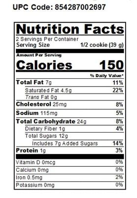 WOW Baking Company Gluten-Free Cookies, Chocolate Chip, 2.75 Ounce (Pack of 12)