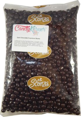 Espresso Beans -Dark Chocolate Covered Espresso Beans 1 Pound ( 16 OZ )