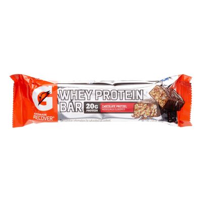 Gatorade Recovery Whey Protein Bar, Chocolate Pretzel