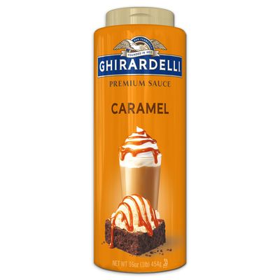 Ghirardelli Chocolate GHIRARDELLI Premium Caramel Sauce, 16 Oz (6 Bottles)