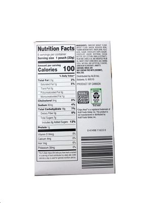 Fit and Active 100 Calorie Snack Pack (Chocolate Chips)