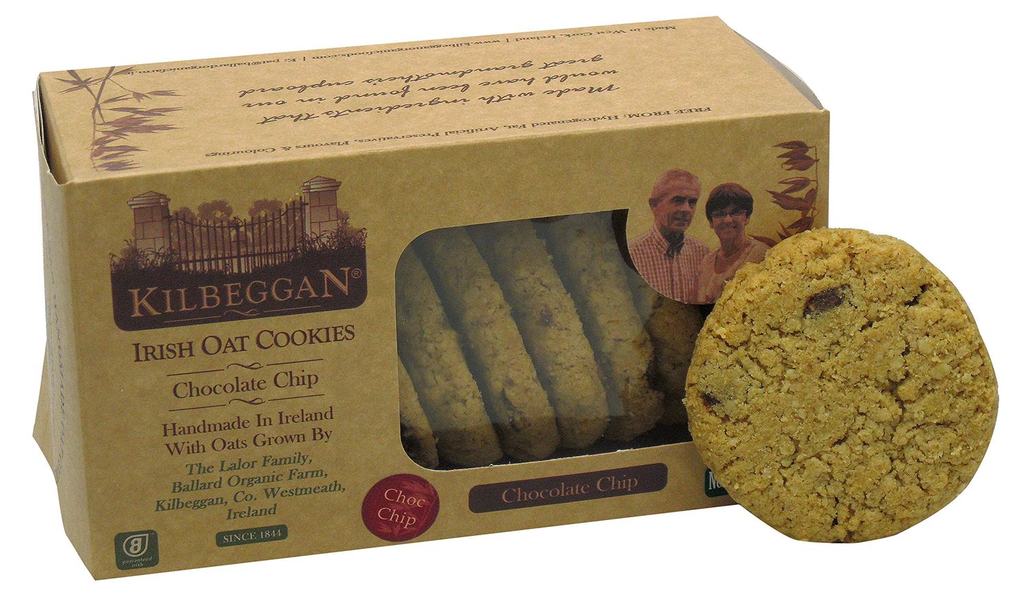 Kilbeggan Irish Oat Cookies, Chocolate Chip, 7 Ounce