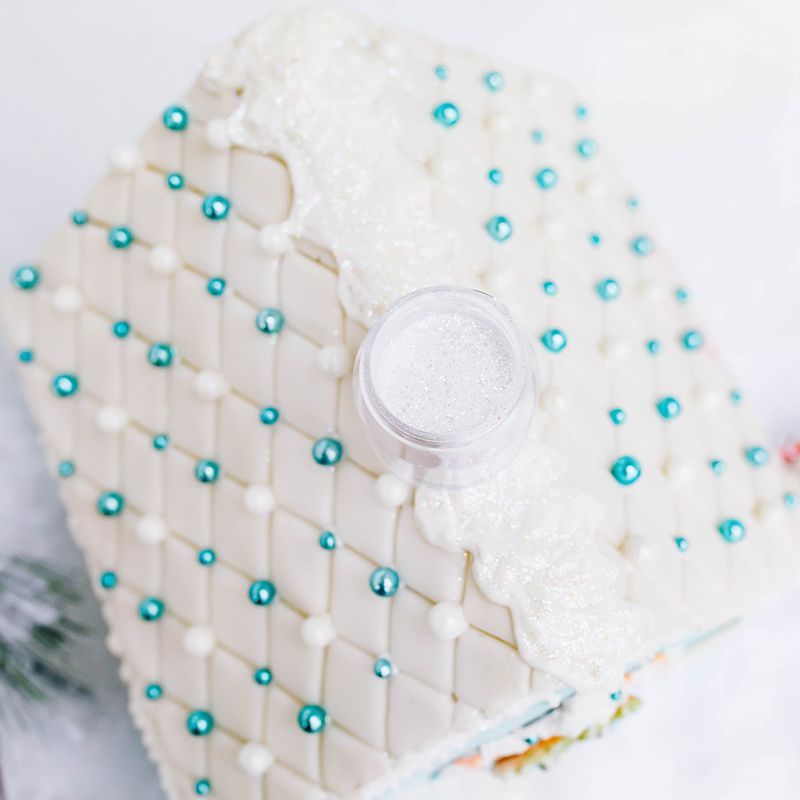 Iridescent Rainbow Glitter (6 Grams Each Container) Chocolate Cakes, Cupcakes, Fondant, Decorating, Cake pops, Vegan, Gluten Free