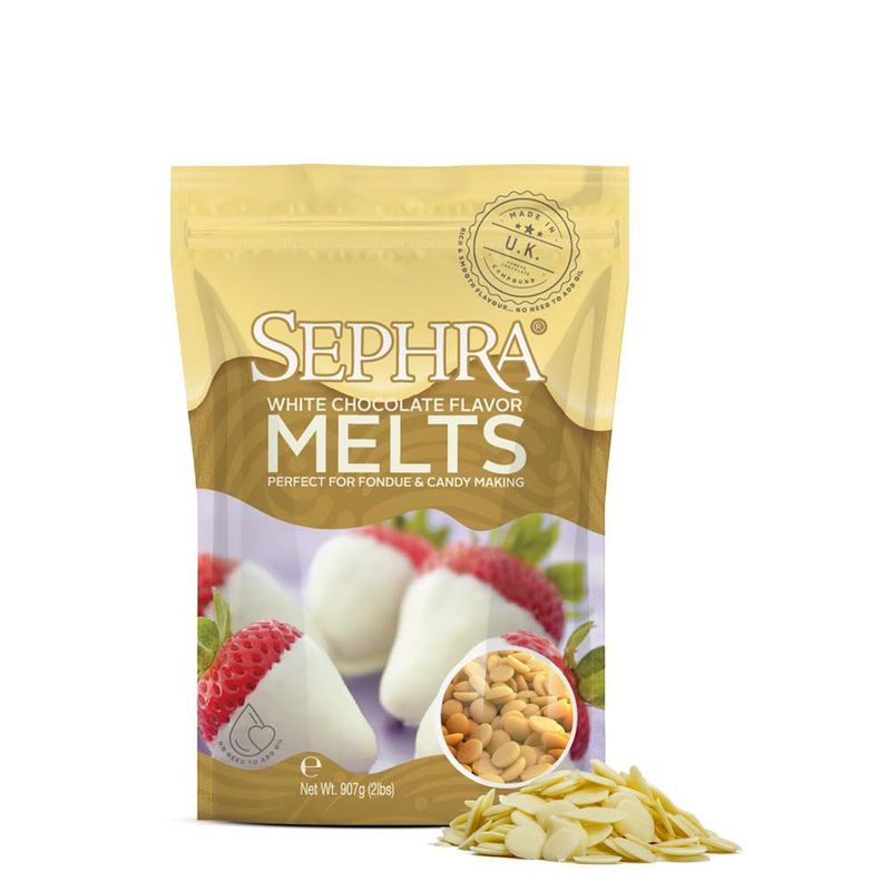Sephra Fountain-ready White Chocolate Flavor Melts - 2lb Bag