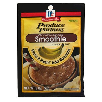 McCormick Produce Partners Drink Mix, Chocolate Banana Smoothie, 2-Ounce Unit